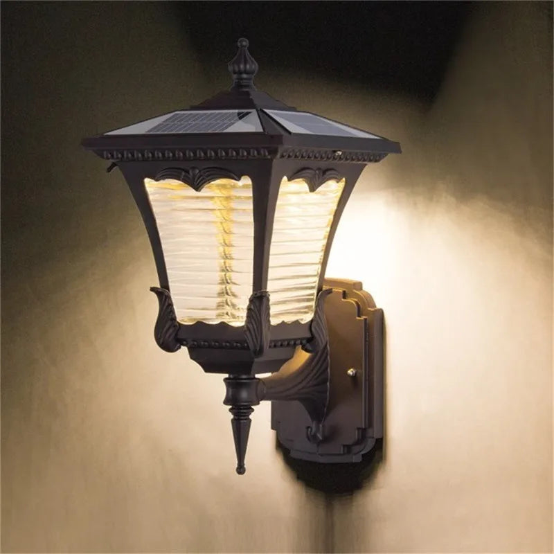 Applique murale solaire extérieur luminaire moderne LED étanche Patio cour porche balcon cour Villa allée éclairages