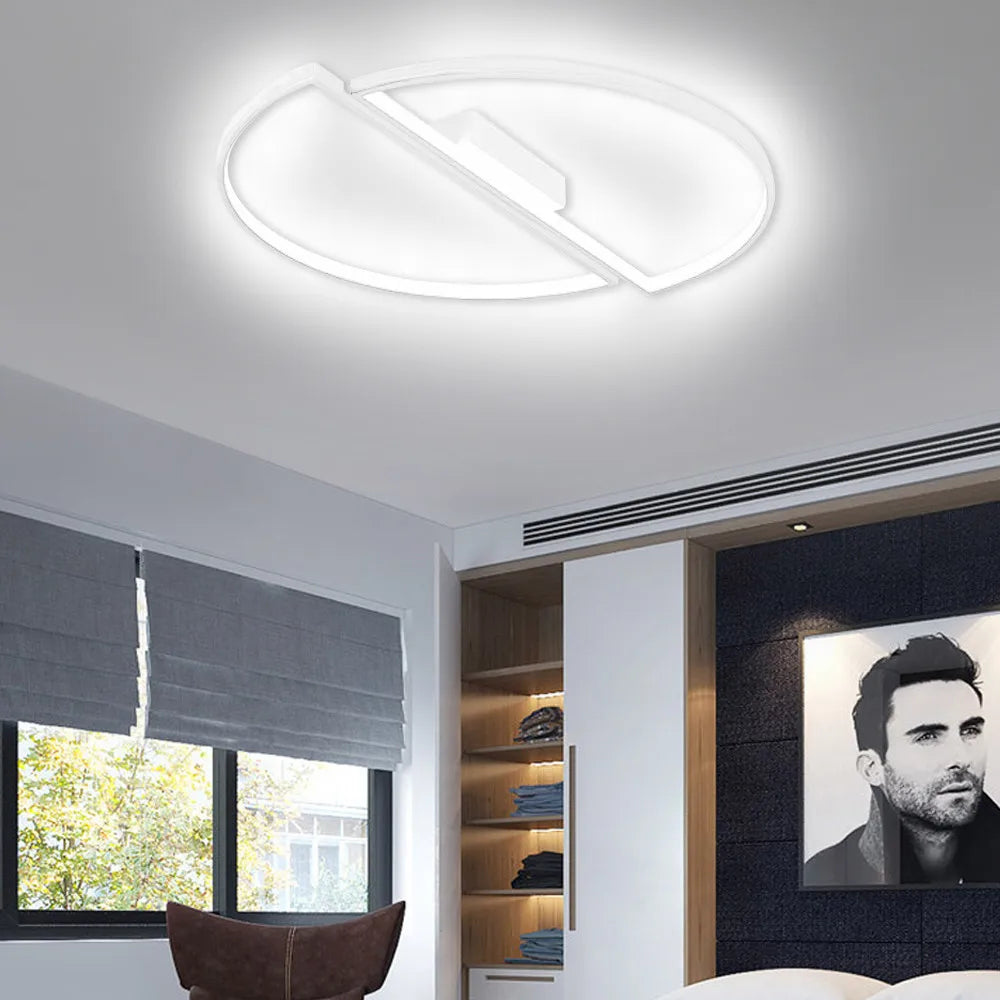 plafonnier moderne à leds pour un éclairage élégant - vue 3 sur 9