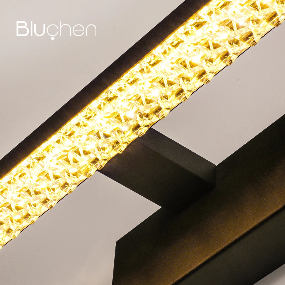 applique murale led moderne abat jour brillant design élégant - vue 4 sur 7