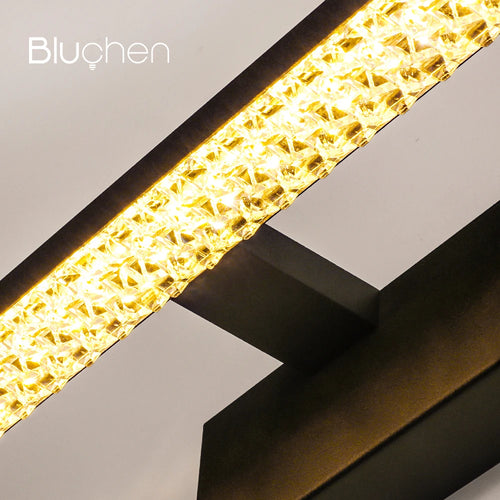 applique murale led moderne abat jour brillant design élégant - vue 4 sur 7