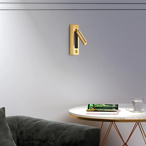 applique murale moderne avec chargeur usb et projecteur rotatif led - vue 7 sur 23
