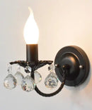 applique murale en cristal style coréen pour éclairage décoratif