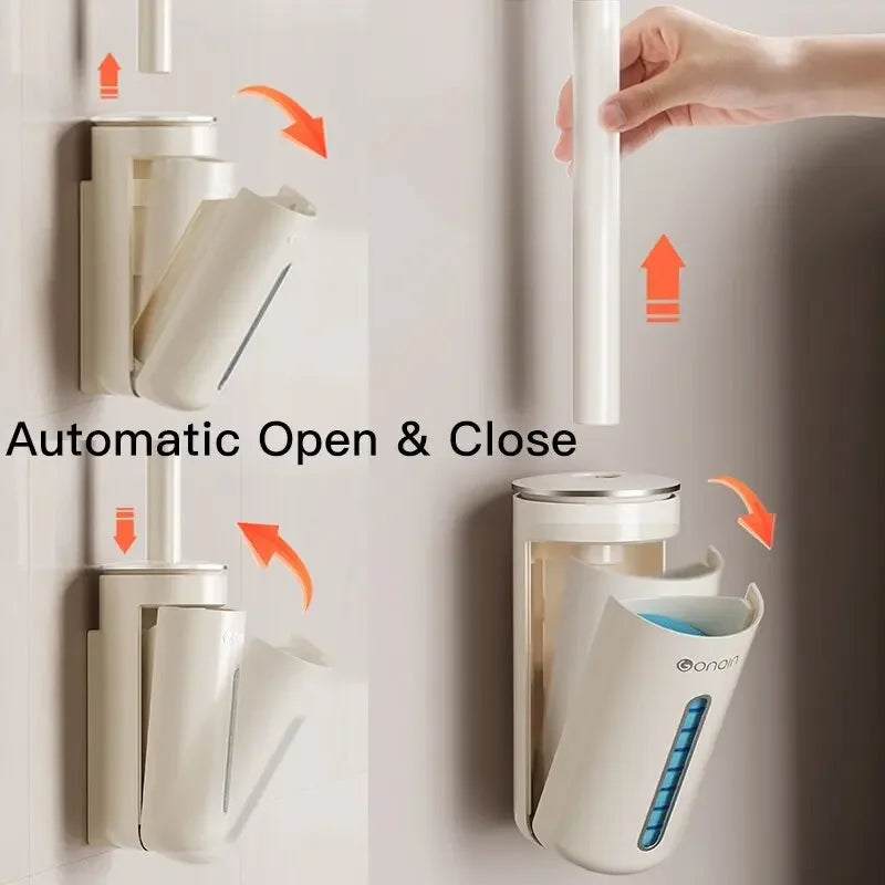 brosse de nettoyage jetable avec long manche et tête remplaçable - vue 5 sur 11