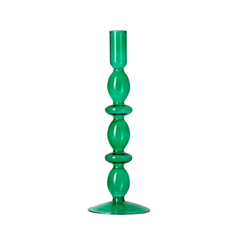 bougeoir en verre pour décoration de mariage et centre de table - vue 28 sur 29