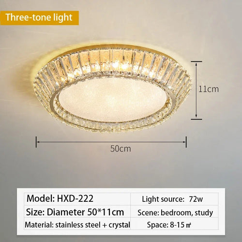 plafonnier en cristal de luxe pour décoration intérieure élégante - vue 9 sur 10