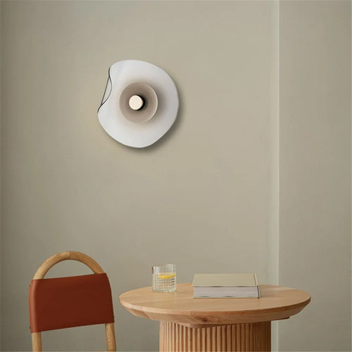 applique murale led en verre style nordique tendance décorative - vue 6 sur 8