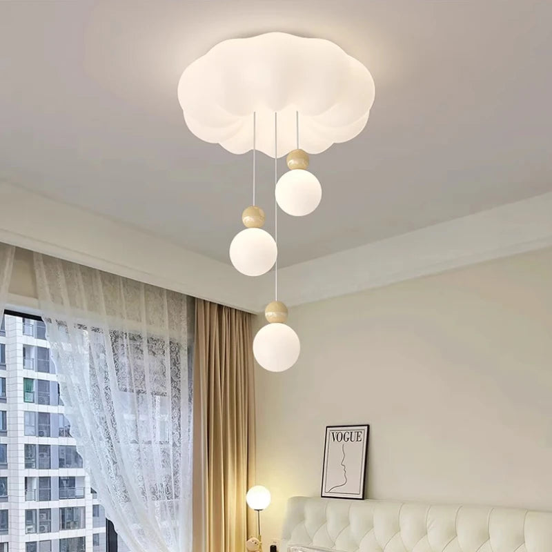 lustre moderne nuage pour chambre enfant romantique et chaleureux - vue 5 sur 15
