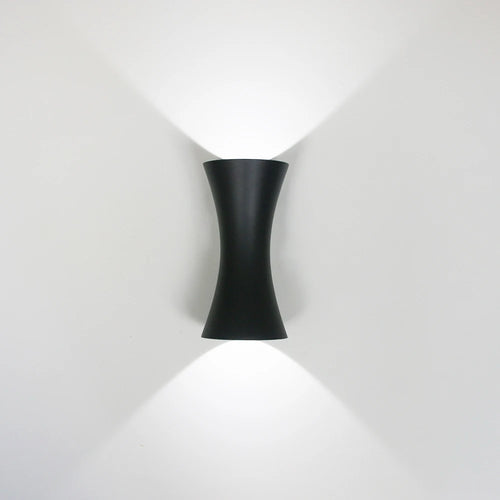 Applique murale étanche extérieure 12W lumière LED COB en aluminium noir luminaire AC85-265V étanche IP65 chambre porche applique murale - vue 5 sur 6