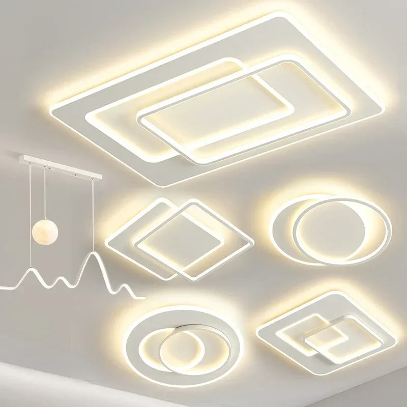 plafonnier led moderne pour décoration intérieure élégante et lumineuse - vue 5 sur 11
