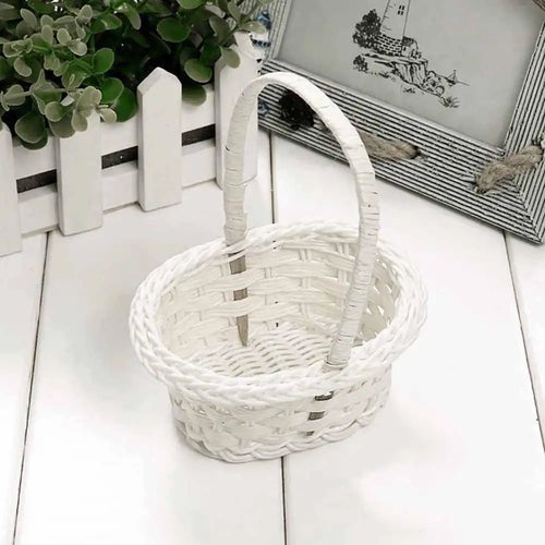 panier romantique pour demoiselle d'honneur et rangement - vue 3 sur 7