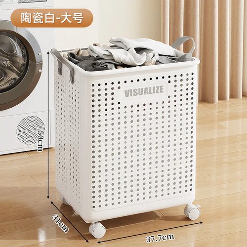 panier de rangement pliable imitation rotin pour jouets et linge - vue 11 sur 12