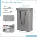panier à linge pliable avec couvercle pour rangement pratique