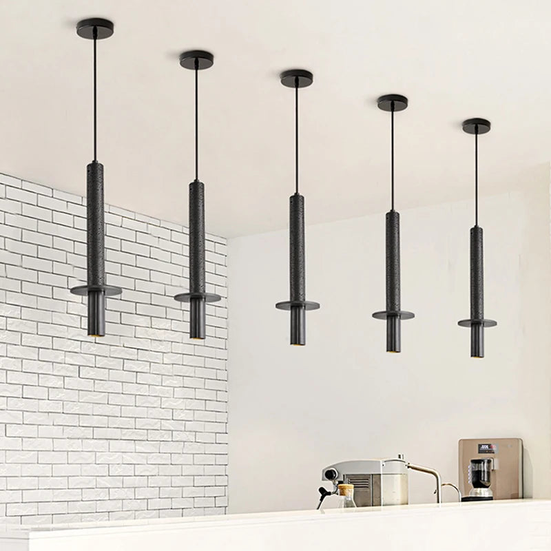 Suspension LED en travertin jaune naturel japonais - vue 4 sur 9