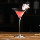 Verres à pied cocktail vin champagne martini élégant
