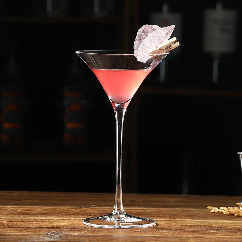 Verres à pied cocktail vin champagne martini élégant - vue 5 sur 7