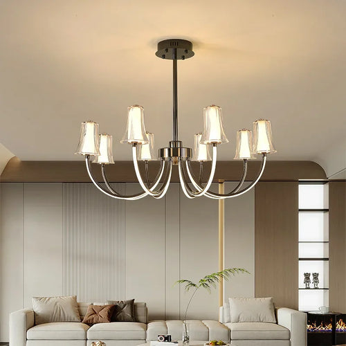 lustre postmoderne design minimaliste lampe led pour intérieur élégant - vue 3 sur 10