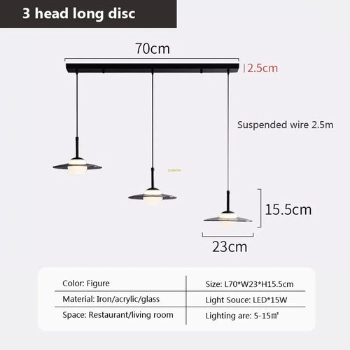suspension en verre à plusieurs têtes pour intérieur moderne - vue 22 sur 23