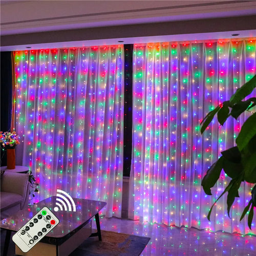 guirlande lumineuse led avec télécommande et 8 modes décoratifs - vue 4 sur 9