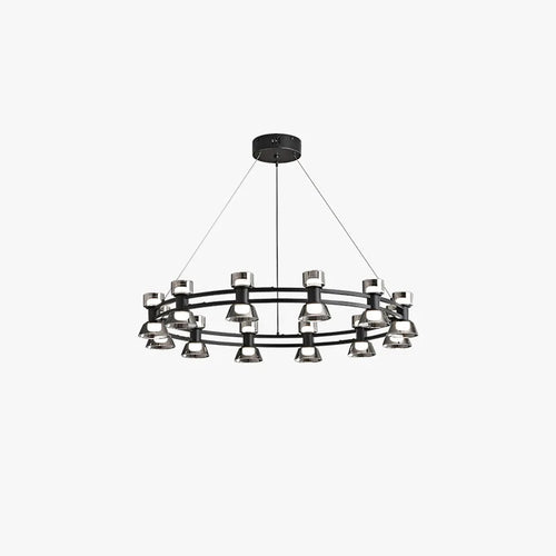 lustre led postmoderne boule suspension luminaire en verre - vue 5 sur 9