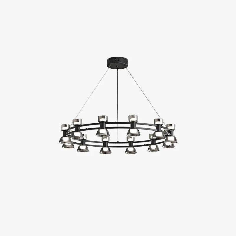 lustre led postmoderne boule suspension luminaire en verre - vue 5 sur 9