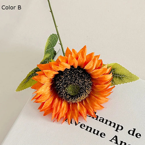 tournesol artificiel décoratif pour arrangements floraux et photographie - vue 11 sur 11