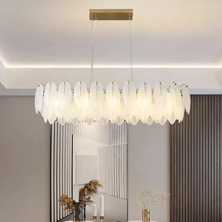 Lustre design moderne en verre - vue 3 sur 13