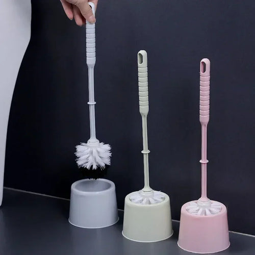 brosse de toilette luxe nettoyage souple long manche sans angle mort - vue 2 sur 8