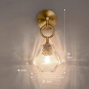 applique murale en verre style nordique américain led vintage edison