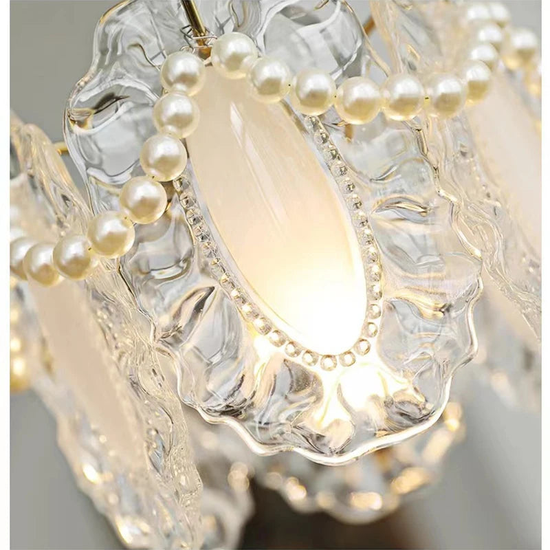 lustre moderne en verre design minimaliste pour intérieur élégant - vue 5 sur 9