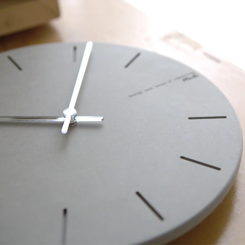 horloge murale moderne design quartz silencieuse décoration intérieure - vue 3 sur 6