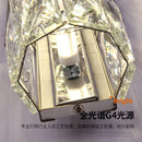 applique murale moderne en cristal pour décoration intérieure élégante