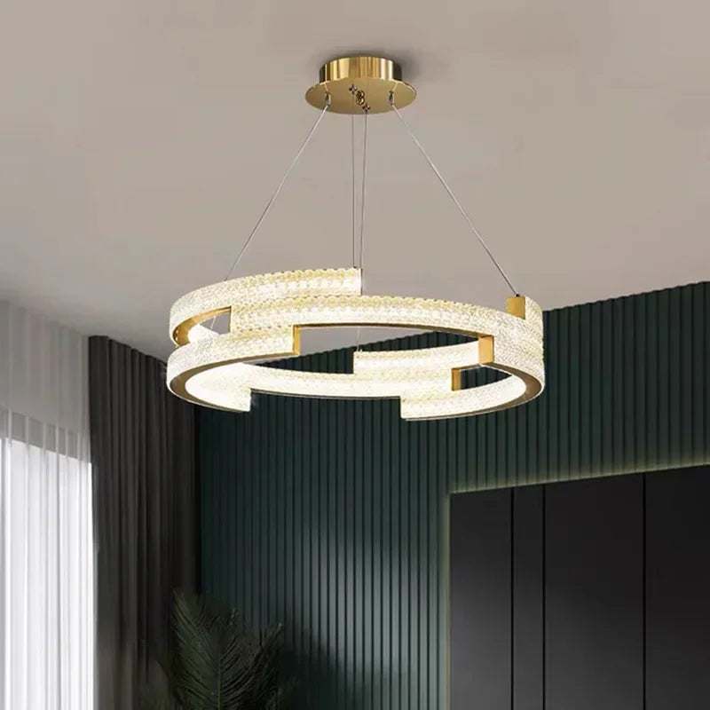 suspension moderne en led pour décoration intérieure élégante - vue 3 sur 16