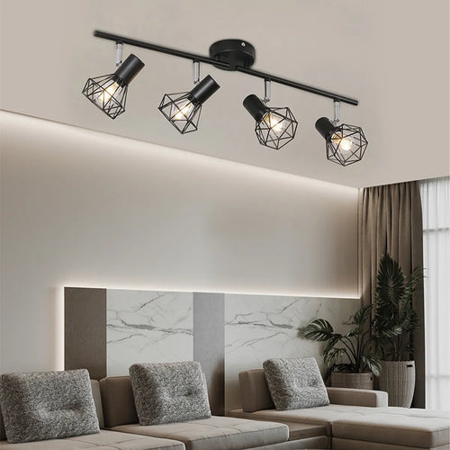 Applique plafond LEDs réglables magasin exposition décor