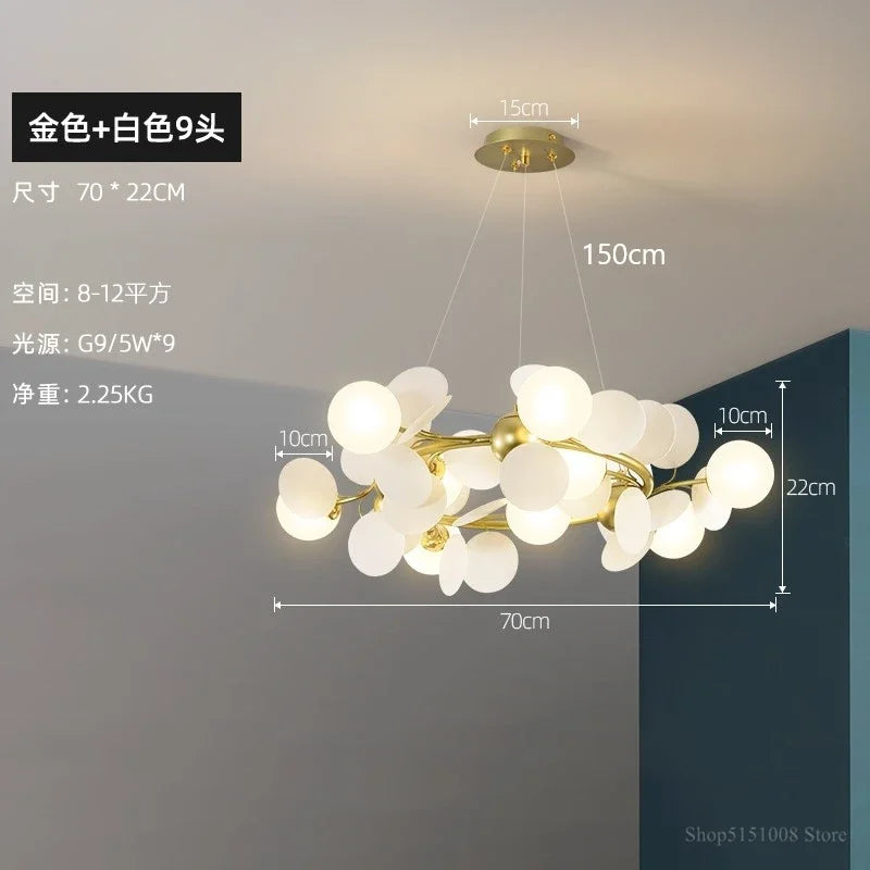 lampe design nordique créative pour ambiance chaleureuse et originale - vue 9 sur 24