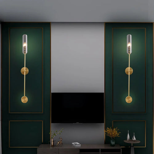 applique murale créative en verre pour éclairage moderne minimaliste - vue 5 sur 9