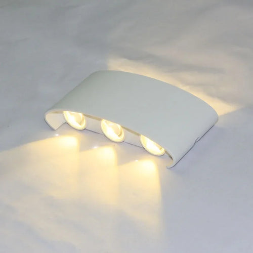 applique murale led extérieur étanche aluminium haut bas zbw0010 - vue 6 sur 15