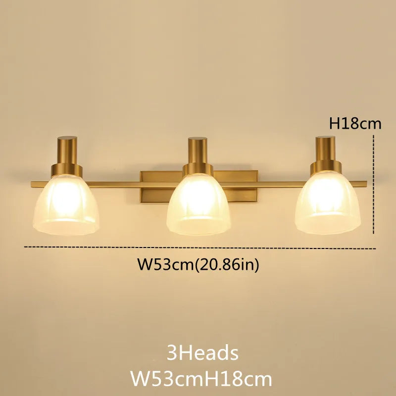applique murale vintage led avec abat-jour en verre bronze - vue 13 sur 19