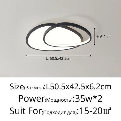 plafonnier led ultra mince design moderne pour intérieur - vue 11 sur 12