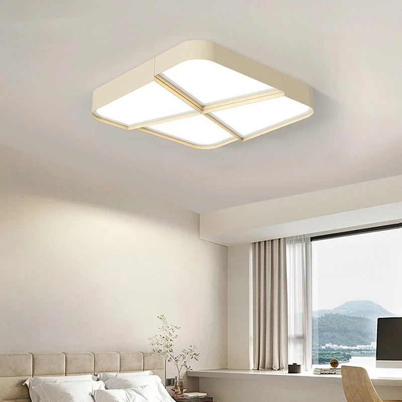 Modern Creative Splicing LED Chandeliers, Used For Bedroom Learning, Living, Dining, Indoor Lighting, Dimmable Home Decoration - vue 5 sur 12