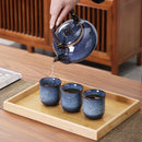 Service japonais kung fu théière céramique filtre individuel
