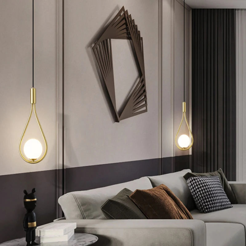 Suspension LED d'intérieur avec cordon G9 - vue 4 sur 9