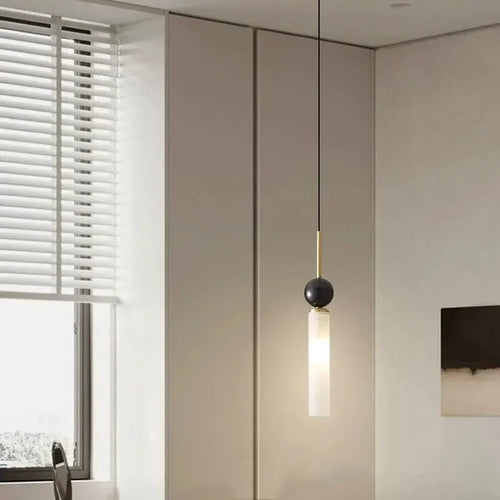 lustre moderne suspendu avec éclairage led décoratif intérieur - vue 5 sur 8