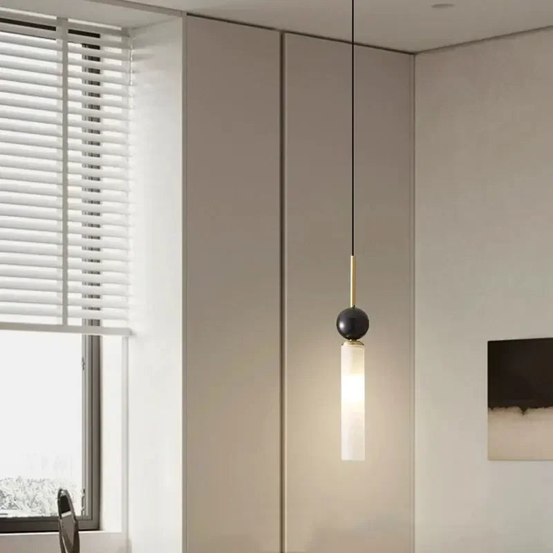lustre moderne suspendu avec éclairage led décoratif intérieur - vue 4 sur 8