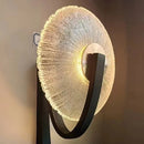 applique murale led en métal et verre pour luminaires 3000k