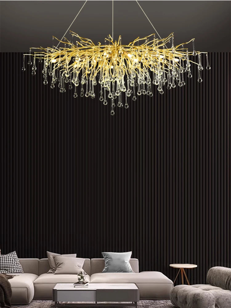 Pendant Lamp Chandelier,Pendant Lighting Fixtures,Pendant Lamp Chandelier,Tree-shaped Crystal Chandelier,Led Lighting Lamp, - vue 2 sur 10
