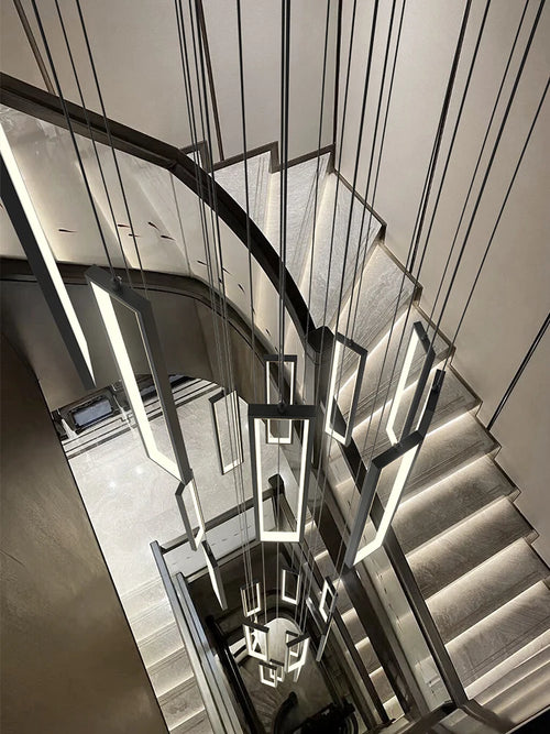 lustre suspendu moderne style loft pour intérieur élégant - vue 5 sur 14