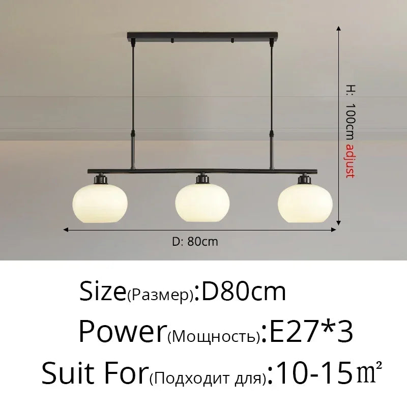 suspension nordique simple style moderne éclairage décoration intérieure - vue 19 sur 19