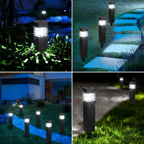 lampes solaires led de jardin imperméables pour éclairage extérieur - vue 7 sur 8