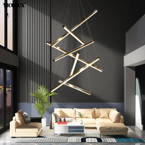 lustre led moderne avec gradation à distance pour intérieur - vue 3 sur 24