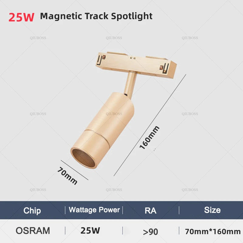 spot led magnétique pour éclairage intérieur moderne - vue 14 sur 28